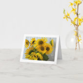 Sunflower Bouquet Karte (Gelbe Blume)