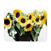 Sunflower Bouquet Magnet (Horizontal)