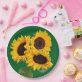 Sunflower Bouquet Pappteller (Party)