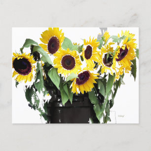 Sunflower Bouquet Postkarte