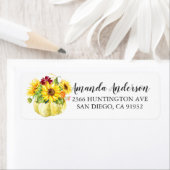 Sunflower Bouquet Pumpkin-Adresse (Insitu)