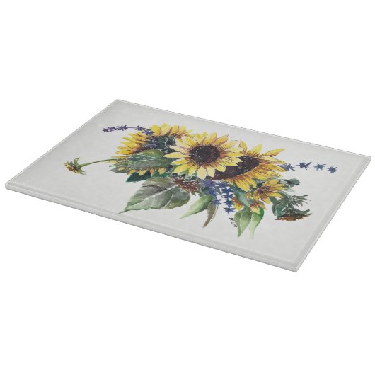 Sunflower Bouquet Schneidebrett (Ecke)