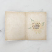 Sunflower bouquet thinking of you karte (Innenseite)