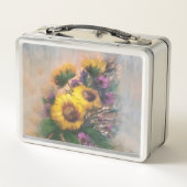 Sunflower Breeze by Jason Street Metall Brotdose (Rückseite)