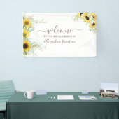 Sunflower Bridal Polterabend Willkommensbanner Banner (Messeveranstaltung)