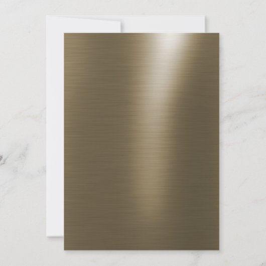 SUNFLOWER BRONZE BOTANISCHER FLORALLEUCALYPTUS EINLADUNG (Rückseite)