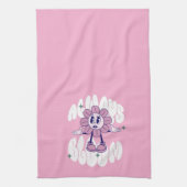 Sunflower Cartoon Quote  Geschirrtuch (Vertikal)