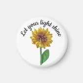 Sunflower christian magnet (Vorne)
