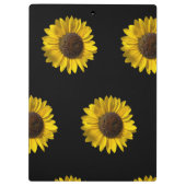 Sunflower Clipboard Klemmbrett (Rückseite)