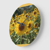 Sunflower clock... große wanduhr (Winkel)