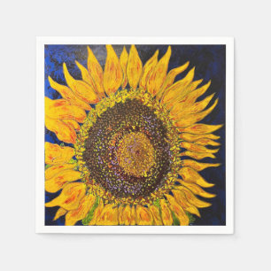 Sunflower Cocktail Napkins Serviette