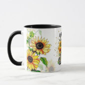 Sunflower coffee mug to celebrate Valentine's Day Tasse (Links)