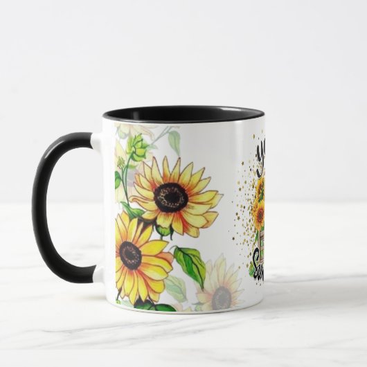 Sunflower coffee mug to celebrate Valentine's Day Tasse (Links)
