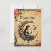 Sunflower Crescent Queen Dankeskarte (Vorderseite)