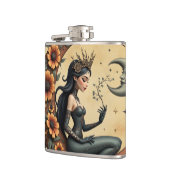 Sunflower Crescent Queen  Flachmann (Links)