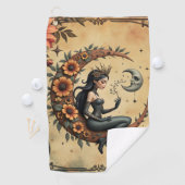 Sunflower Crescent Queen  Golfhandtuch (Insitu)