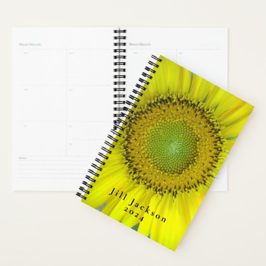Sunflower customizable planner 2024 planer (Anzeige)