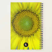 Sunflower customizable planner 2024 planer (Rückseite)