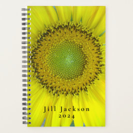 Sunflower customizable planner 2024 planer