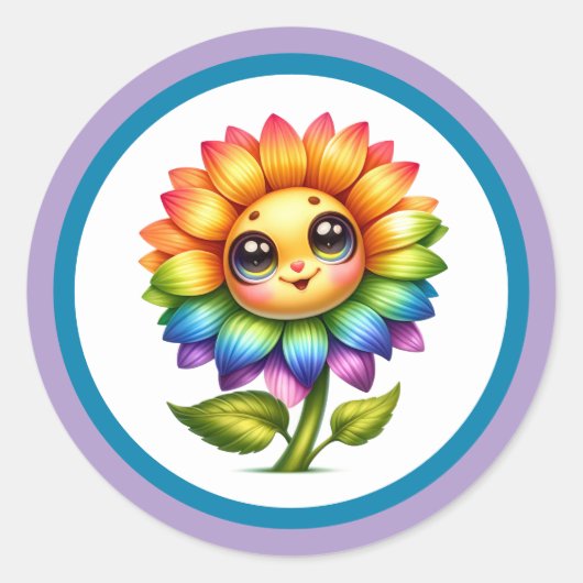 Sunflower Cutie Stickers (Vorderseite)