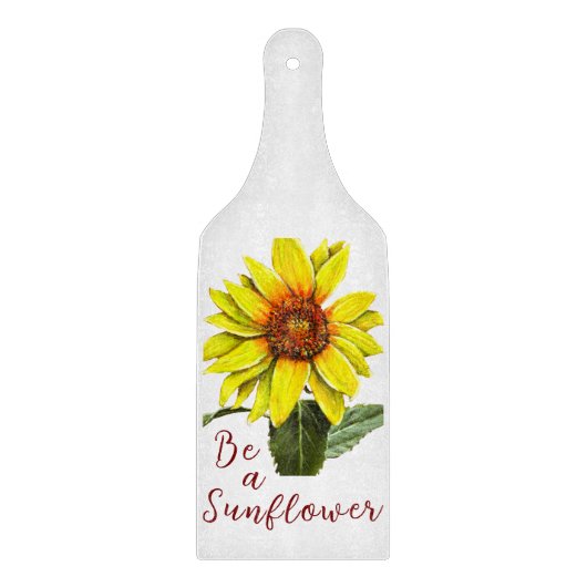 Sunflower Cutting Board Schneidebrett (Vorderseite)
