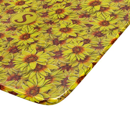 Sunflower Cutting Board Schneidebrett (Ecke)