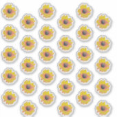 Sunflower Daisy Kiss Cut Stickers Aufkleber (Vorderseite)