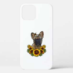 Sunflower Decor Frenchie For Dog Lover Mom Dog Dad Case-Mate iPhone Hülle