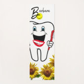 Sunflower Dentist Yoga Mat Yogamatte (Vorderseite)