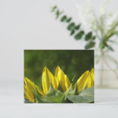 Sunflower DIY Postcard Postkarte (Stehend Vorderseite)
