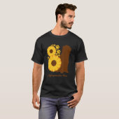 Sunflower Dog Mom - Ape Terrier Affenpinscher T-Shirt (Vorne ganz)