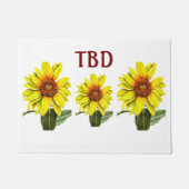 Sunflower Doormat Fußmatte (Vorderseite)