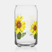 Sunflower Drinking Glass Dosenglas (Rückseite)