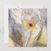 Sunflower Einladung (Vorderseite)