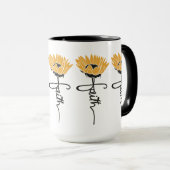 Sunflower Faith Mug Tasse (VorderseiteRechts)