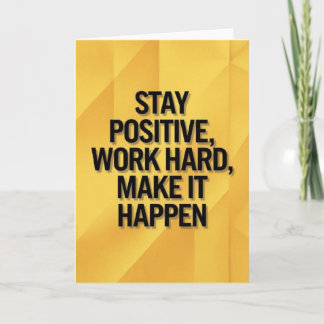 Sunflower Field "BELIEVE" Inspirational Hope Card Karte