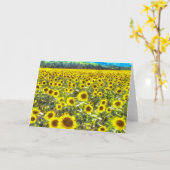 Sunflower Field Vincent Van Gogh Karte (Gelbe Blume)