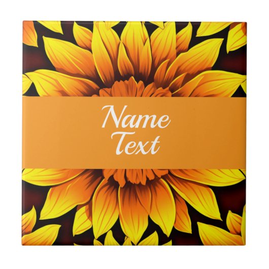 Sunflower Fliese (Vorderseite)