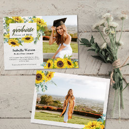 Sunflower Foto Script Abschluss Ankündigung