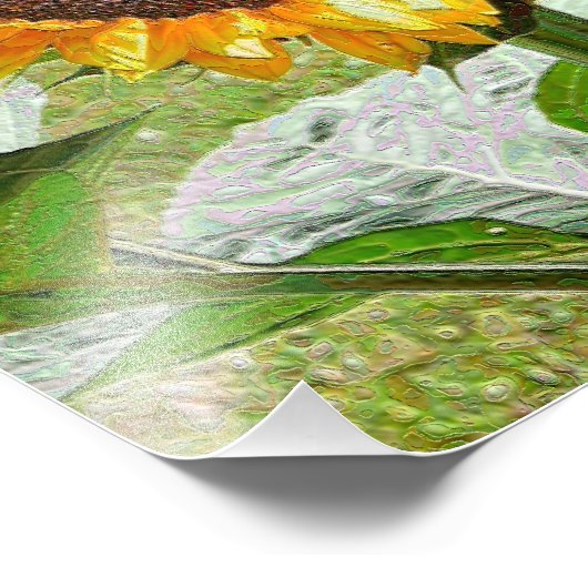 SUNFLOWER FOTODRUCK (Ecke)