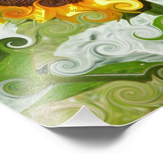 SUNFLOWER FOTODRUCK (Ecke)