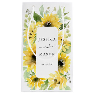 Sunflower Garden Hotel Wedding Geschenktasche Kleine Geschenktüte