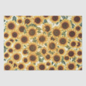 Sunflower Garden In Full Bloom Seidenpapier (Vorderseite)