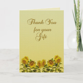 Sunflower Geschenk Vielen Dank Dankeskarte