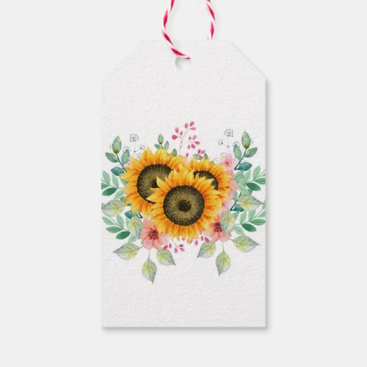 Sunflower geschenkanhänger (Rückseite)