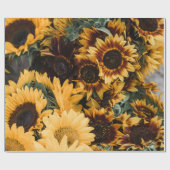 SUNFLOWER GESCHENKPAPIER (Flach)