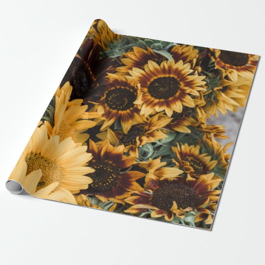 SUNFLOWER GESCHENKPAPIER (Ungerollt)