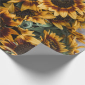 SUNFLOWER GESCHENKPAPIER (Ecke)