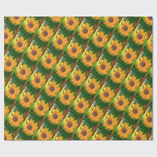 SUNFLOWER GESCHENKPAPIER (Flach)