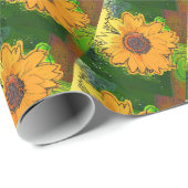 SUNFLOWER GESCHENKPAPIER (Rolleneckpunkt)